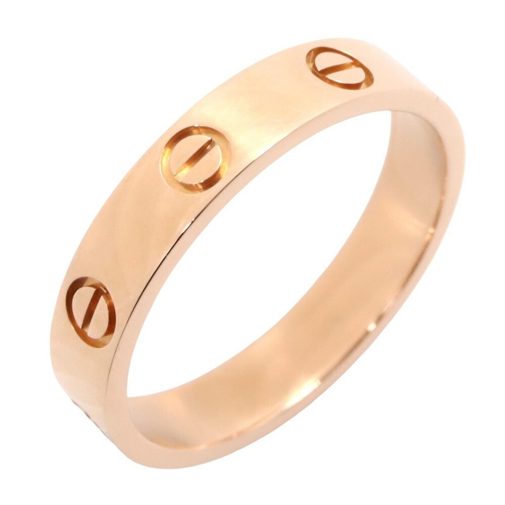 Cartier Mini Love Ring 18Kpg Ping Rose #369721C13B